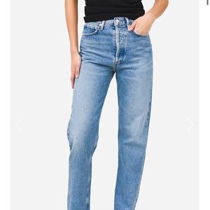 Agolde 90s Pinch Waist High Rise Straight Jeans